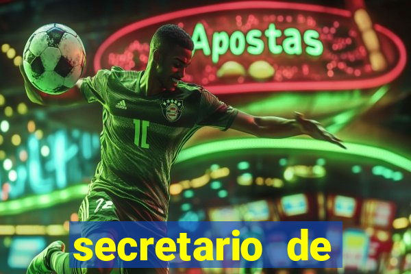 secretario de esporte salario